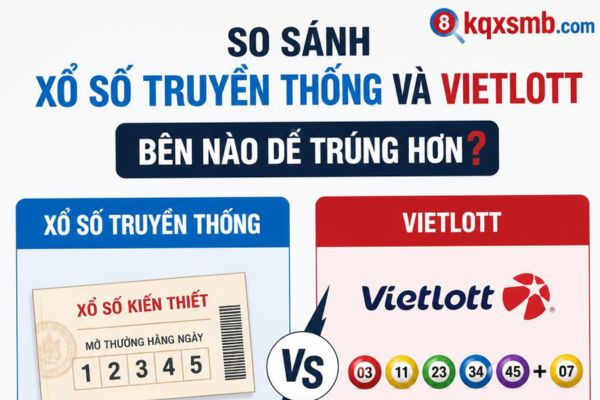 So sánh xổ số truyền thống và Vietlott loại nào dễ trúng hơn?