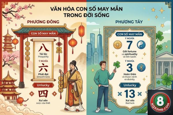 Văn hoá con số may mắn giữa phương đông và phương tây